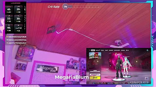 MegariaB online show from 02.18.25