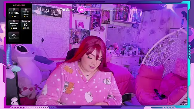 MegariaB online show from 02.19.25