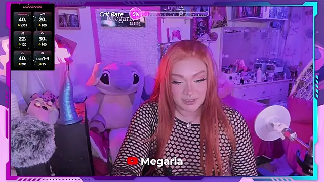 MegariaB online show from 02.20.25