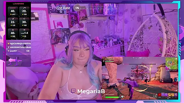 MegariaB online show from 02.22.25