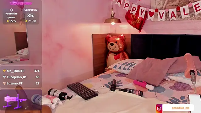 AnneDixie online show from 02.13.25