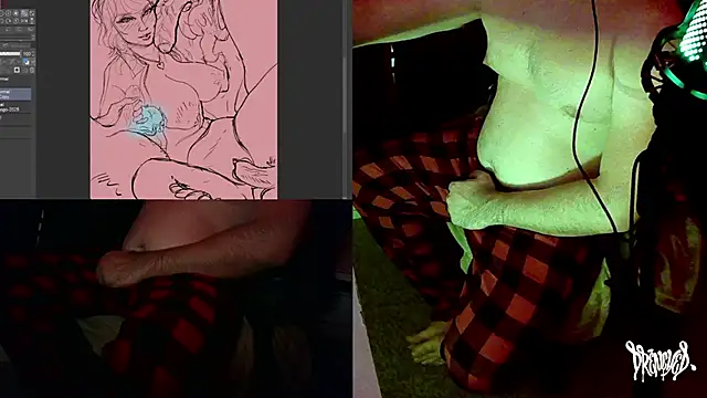 DrenchedArt online show from 10.31.25