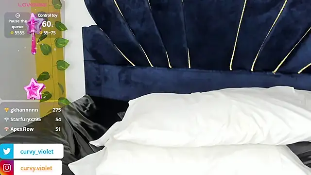 CurvyViolet online show from 01.24.25