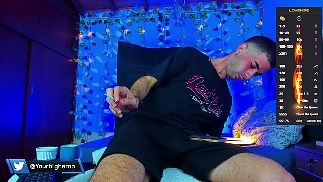 Snapshot of Your__hero1 chatting on 02.28.25 Your hero1 online show from 02.28.25