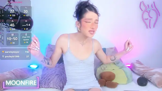 Snapshot of moonfiredancer chatting on 12.07.24 moonfiredancer online show from 12.07.24