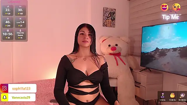Snapshot of SophiaKarson chatting on 01.28.25 SophiaKarson online show from 01.28.25