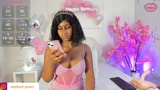 Snapshot of Amykord chatting on 10.12.25 Amykord online show from 10.12.25