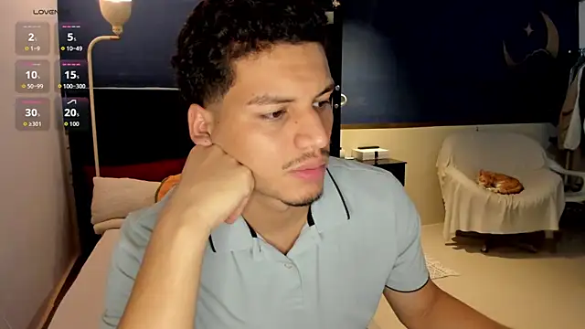 Snapshot of Curlblue chatting on 07.19.26 Curlblue online show from 07.19.26