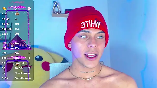 Snapshot of visaelX chatting on 02.17.25 visaelX online show from 02.17.25