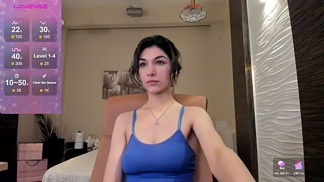 Snapshot of MonicaVii chatting on 12.15.24 MonicaVii online show from 12.15.24