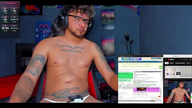 Snapshot of kenintoro chatting on 01.28.25 kenintoro online show from 01.28.25