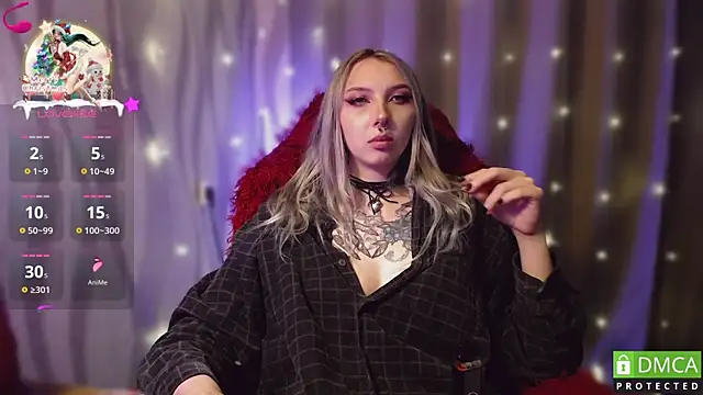 JustMeowGirl online show from 12.15.24