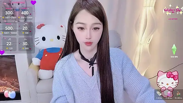 Snapshot of Kiss-18 chatting on 01.14.26 Kiss-18 online show from 01.14.26