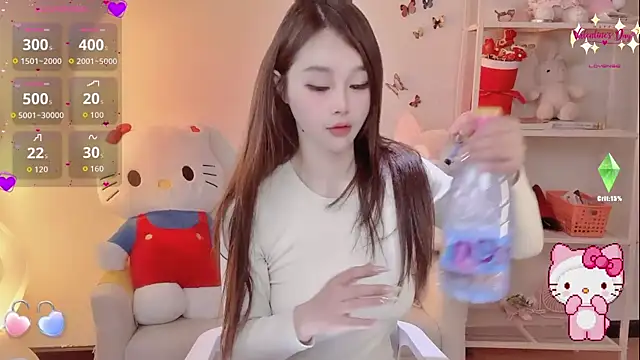 Snapshot of Kiss-18 chatting on 02.19.26 Kiss-18 online show from 02.19.26