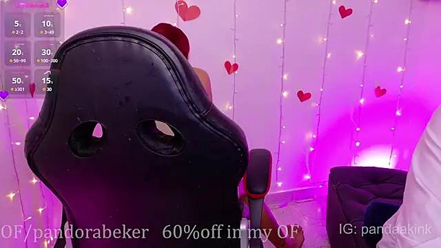 Snapshot of pandorabeker chatting on 02.19.25 pandorabeker online show from 02.19.25