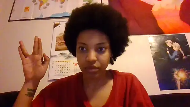 Snapshot of KimiAqua chatting on 03.17.25 KimiAqua online show from 03.17.25