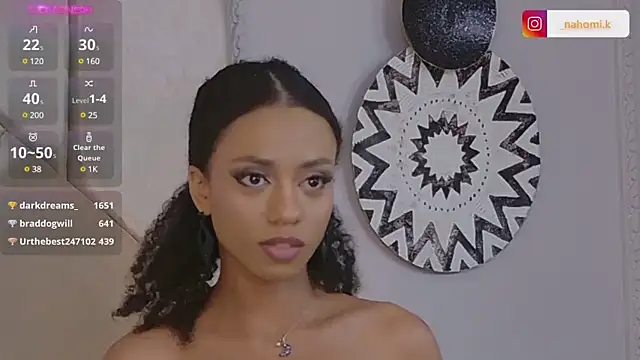 Snapshot of Nahomi_King chatting on 01.10.25 Nahomi King online show from 01.10.25