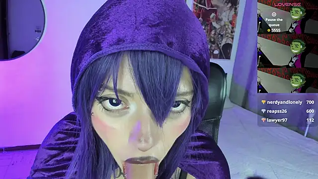 Snapshot of LilithMadness chatting on 02.14.25 LilithMadness online show from 02.14.25