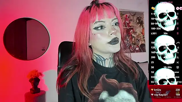 Snapshot of LilithMadness chatting on 03.13.25 LilithMadness online show from 03.13.25