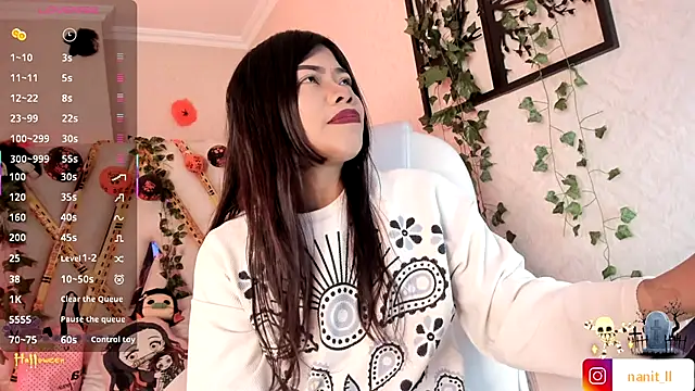 Snapshot of Punkys_ chatting on 10.31.25 Punkys online show from 10.31.25