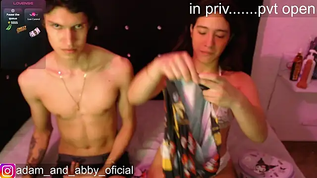 Snapshot of Adam_and_abby chatting on 01.12.25 Adam and abby online show from 01.12.25