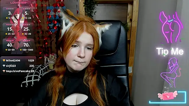 Snapshot of Java_fire chatting on 02.25.25 Java fire online show from 02.25.25