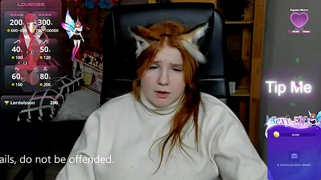 Snapshot of Java_fire chatting on 02.26.25 Java fire online show from 02.26.25