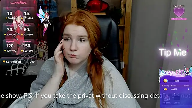 Snapshot of Java_fire chatting on 02.27.25 Java fire online show from 02.27.25