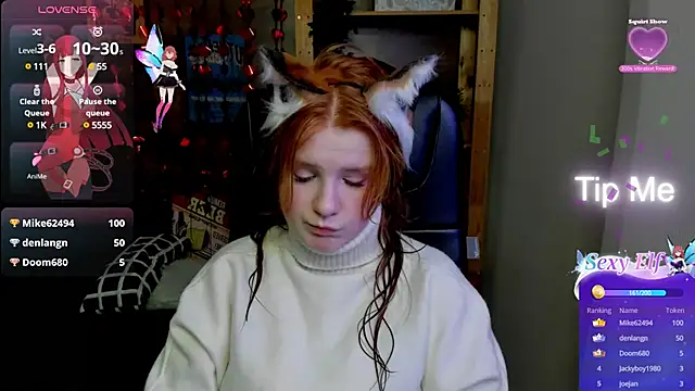 Snapshot of Java_fire chatting on 02.28.25 Java fire online show from 02.28.25