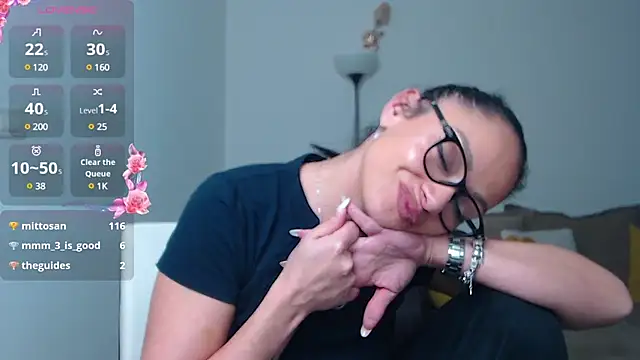 Snapshot of BabySerene chatting on 02.17.25 BabySerene online show from 02.17.25