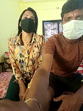 Snapshot of Nitya-Mahesh chatting on 02.23.25 Nitya-Mahesh online show from 02.23.25