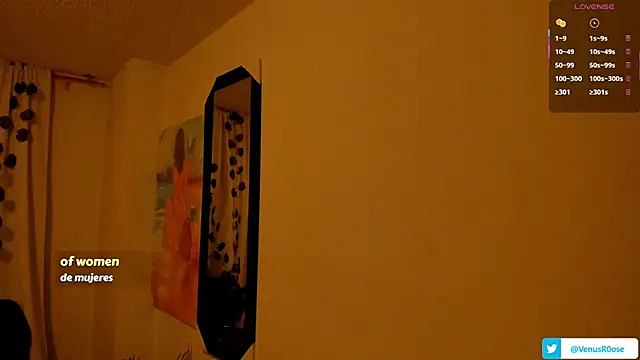 Snapshot of Venus_R0se chatting on 10.09.25 Venus R0se online show from 10.09.25