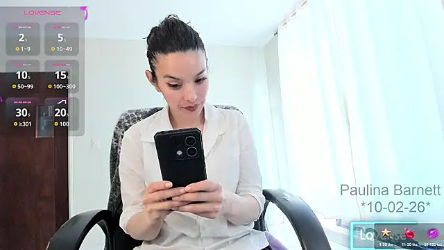 Snapshot of paulinabarnett- chatting on 02.10.26 paulinabarnett- online show from 02.10.26