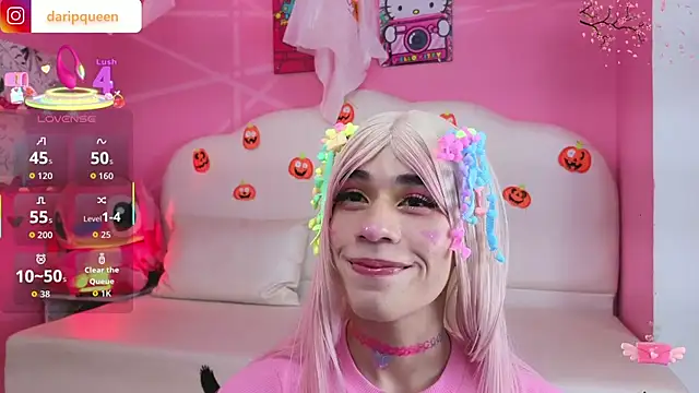 Snapshot of DaripQueen chatting on 10.14.25 DaripQueen online show from 10.14.25