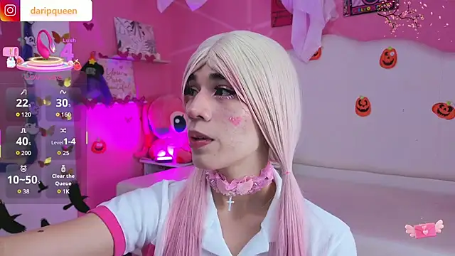 Snapshot of DaripQueen chatting on 10.16.25 DaripQueen online show from 10.16.25