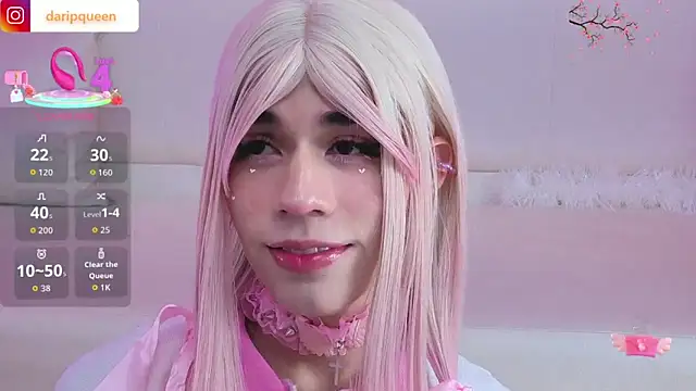 Snapshot of DaripQueen chatting on 11.25.25 DaripQueen online show from 11.25.25