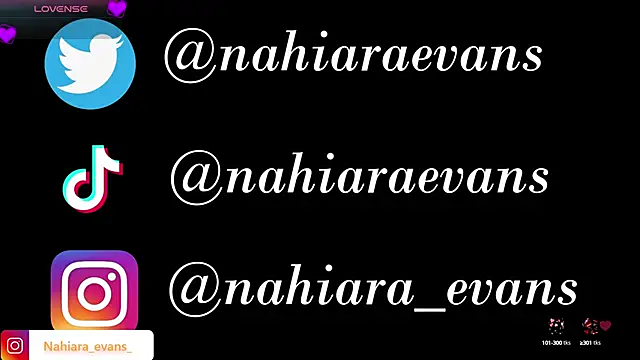 NahiaraEvans  online show from 10.15.25