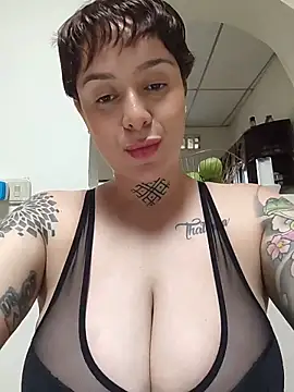 Snapshot of KatInk chatting on 04.16.26 KatInk online show from 04.16.26