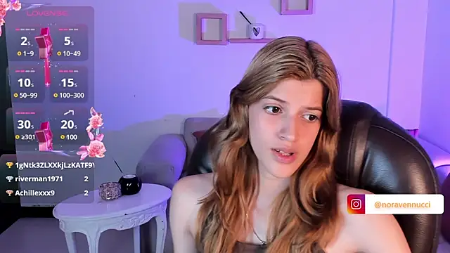 Snapshot of Nora_Vennucci chatting on 02.05.25 Nora Vennucci online show from 02.05.25