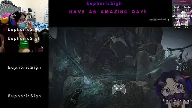 Snapshot of EuphoricSigh chatting on 02.22.26 EuphoricSigh online show from 02.22.26