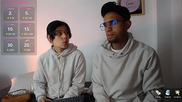 Snapshot of floriamANDjazmin chatting on 01.22.25 floriamANDjazmin online show from 01.22.25