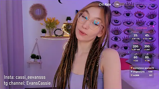 Snapshot of Cassie_Ice chatting on 03.17.25 Cassie Ice online show from 03.17.25