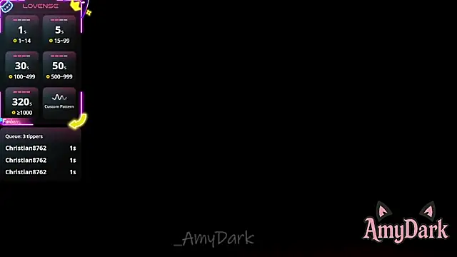  AmyDark online show from 10.22.25