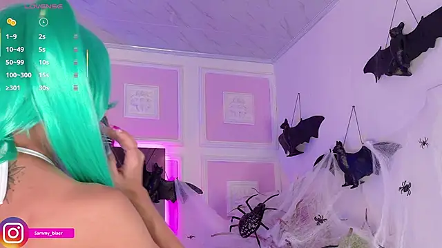 Snapshot of Sammyblaer chatting on 10.29.25 Sammyblaer online show from 10.29.25