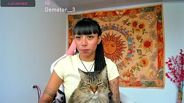 Snapshot of Demeter__ chatting on 02.12.25 Demeter online show from 02.12.25