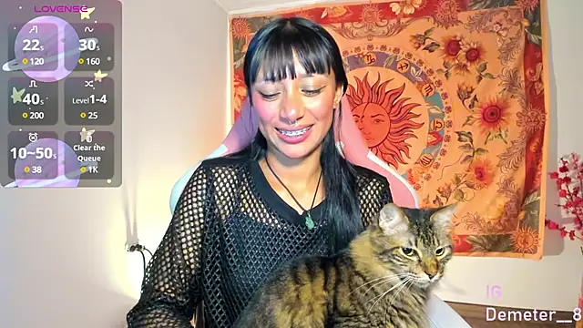 Snapshot of Demeter__ chatting on 02.28.25 Demeter online show from 02.28.25