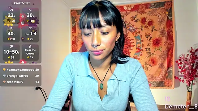 Snapshot of Demeter__ chatting on 03.03.25 Demeter online show from 03.03.25