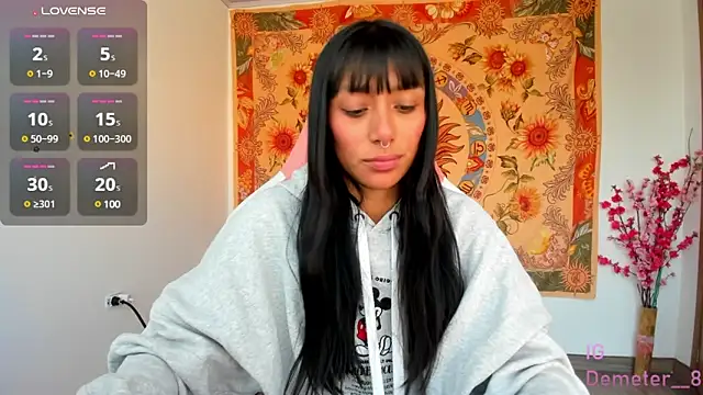 Snapshot of Demeter__ chatting on 03.09.25 Demeter online show from 03.09.25