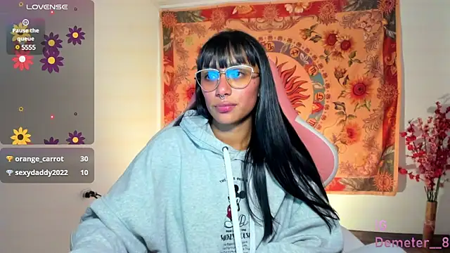 Snapshot of Demeter__ chatting on 03.10.25 Demeter online show from 03.10.25