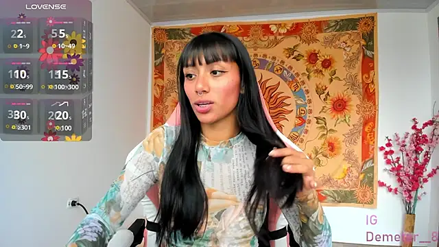 Snapshot of Demeter__ chatting on 03.10.25 Demeter online show from 03.10.25